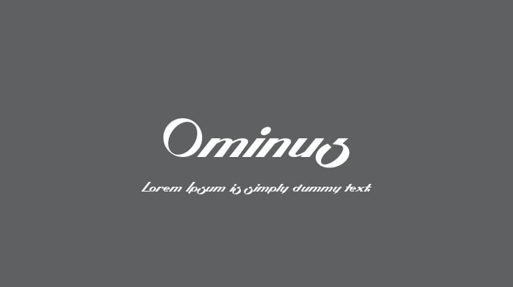 Ominus Font