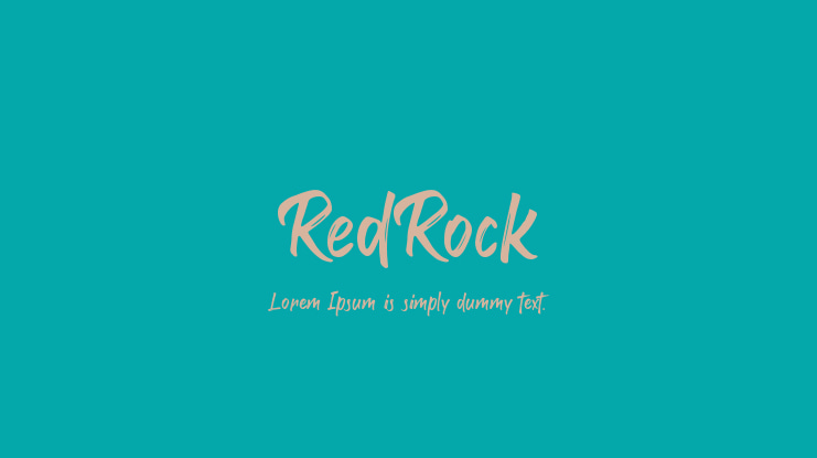 RedRock Font