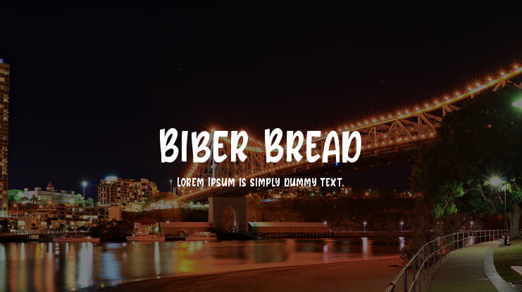 Biber Bread Font