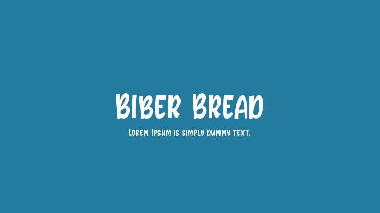 Biber Bread Font