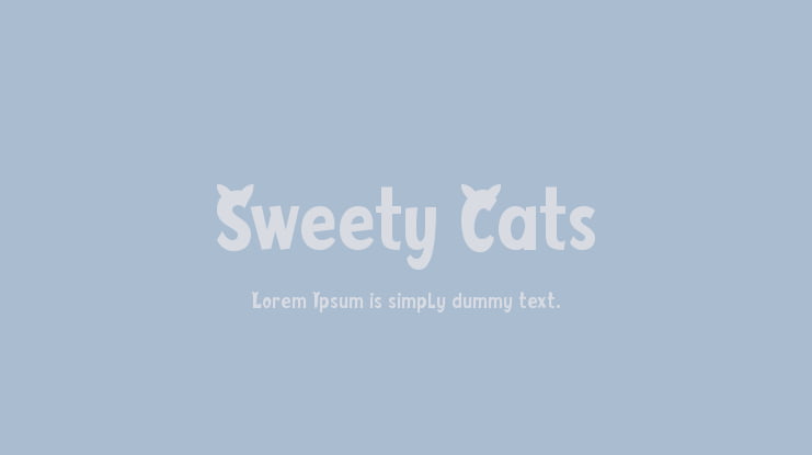 Sweety Cats Font