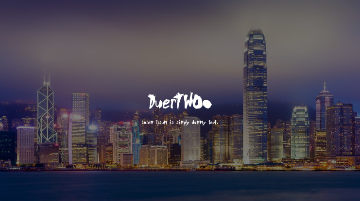 DuerTWOo Font Family