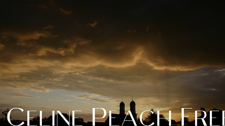 Celine Peach Free Font Family