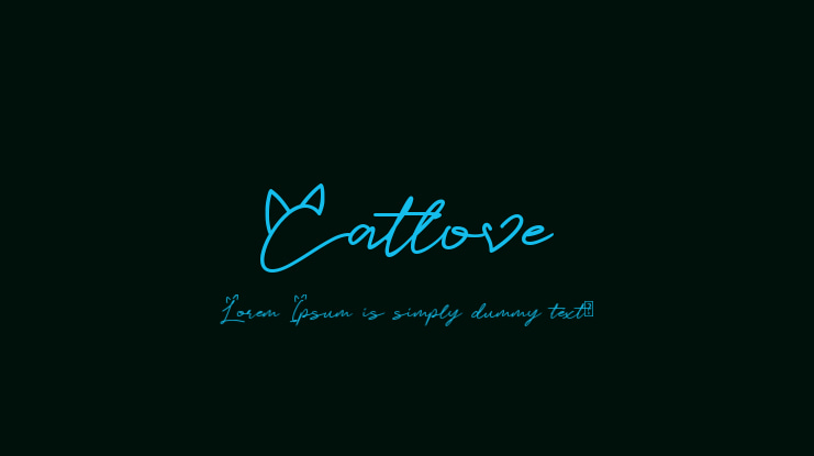 Catlove Font