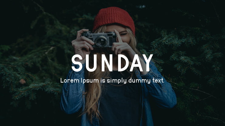 SUNDAY Font