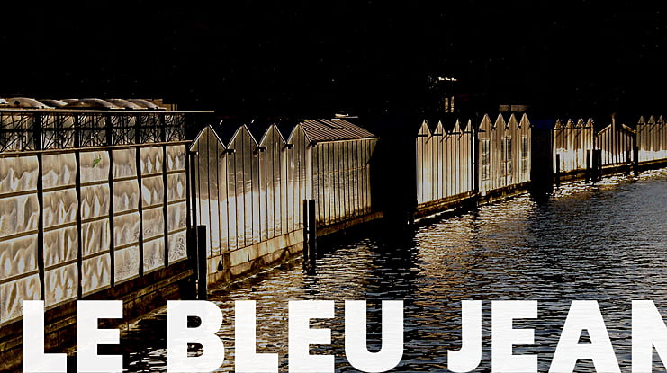 Le Bleu Jean Font