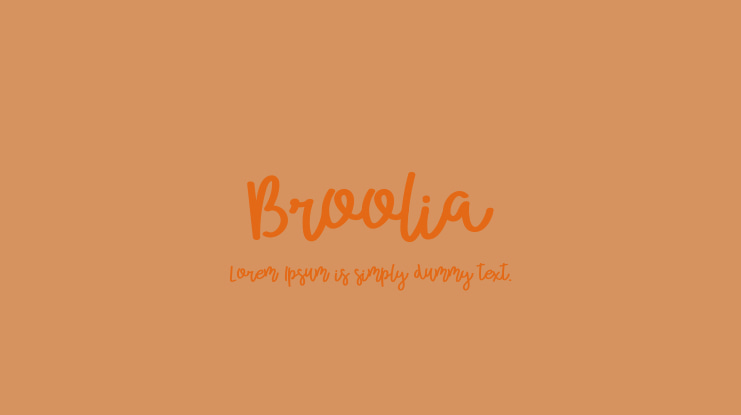 Broolia Font
