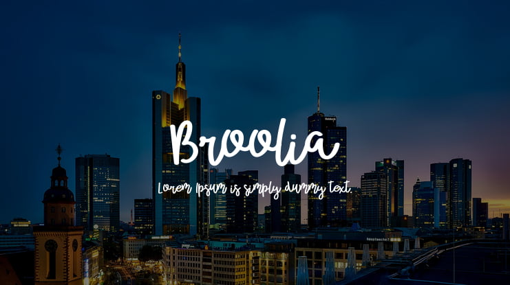 Broolia Font