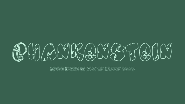 Chankenstein Font