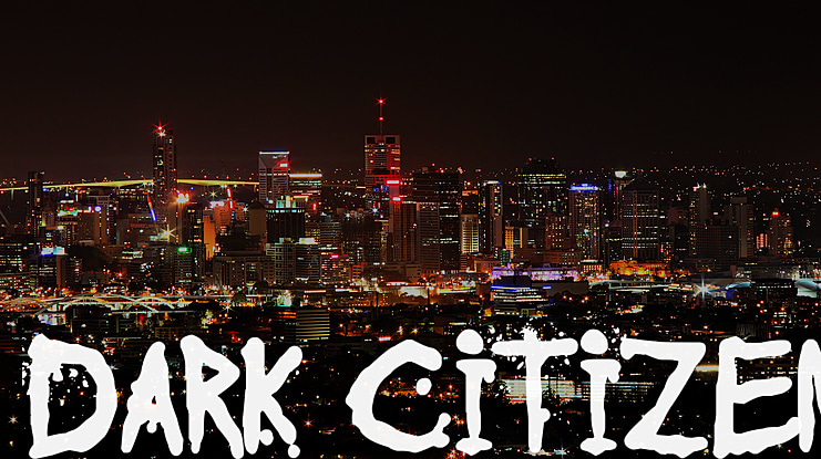 Dark Citizen Font