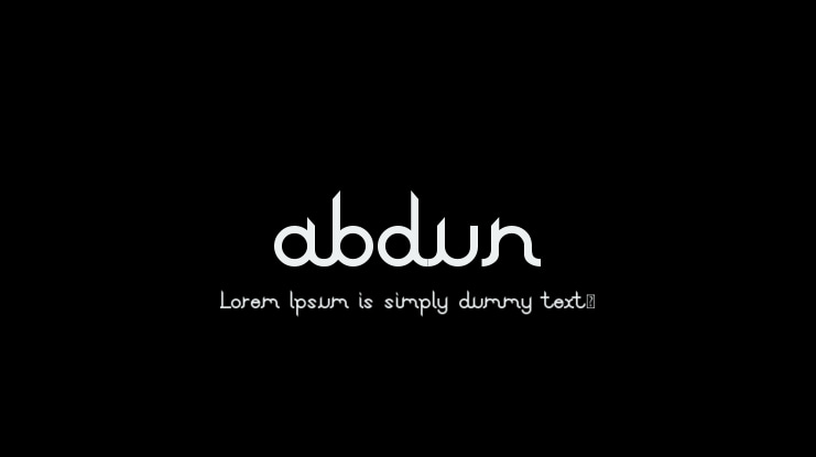abdun Font