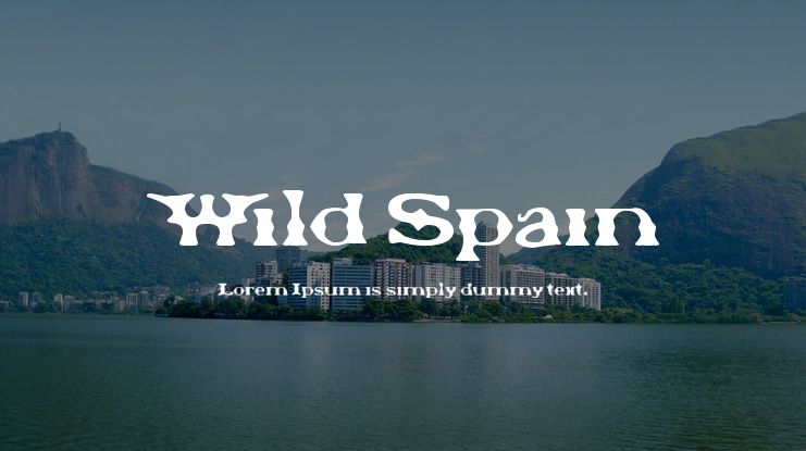 Wild Spain Font