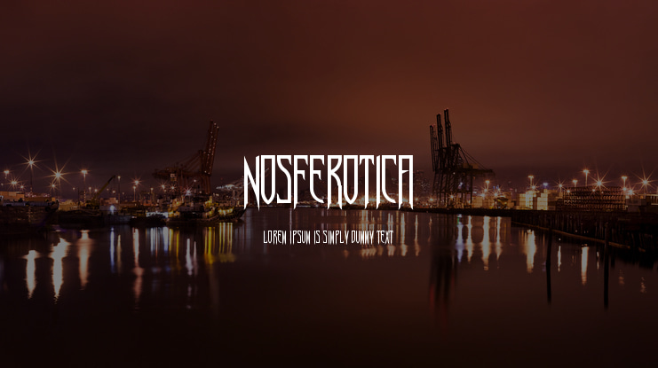 Nosferotica Font