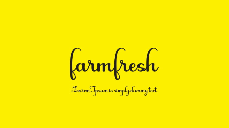 farmfresh Font
