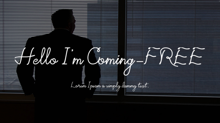Hello I'm Coming-FREE Font Family