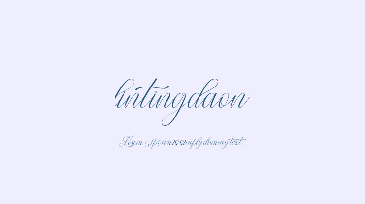 lintingdaon Font