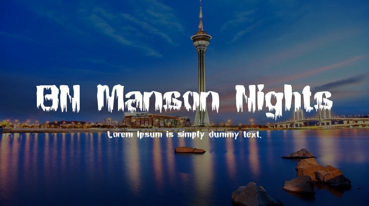 BN Manson Nights Font