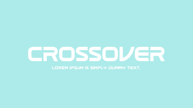 CROSSOVER Font