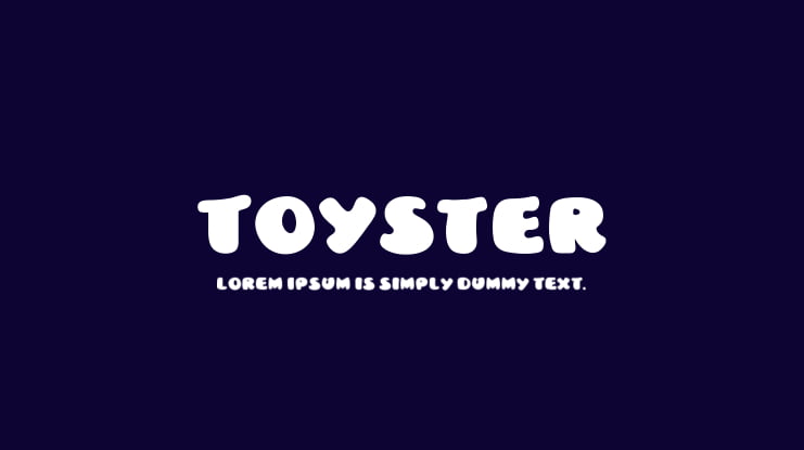 Toyster Font