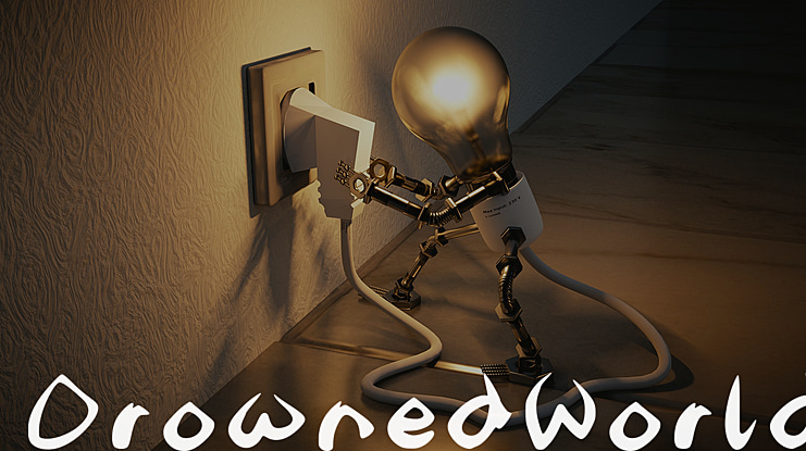 DrownedWorld Font