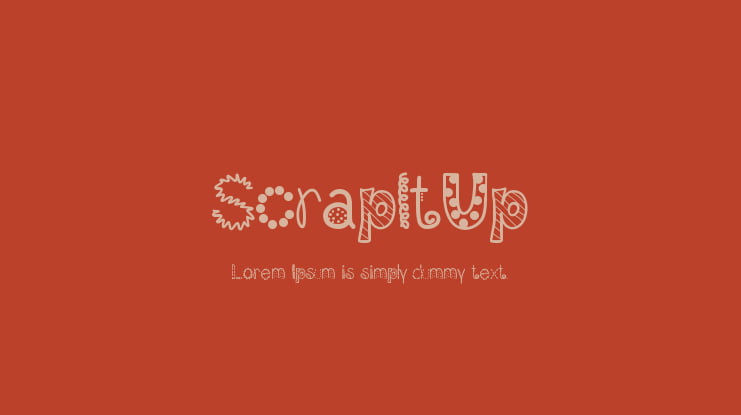 ScrapItUp Font