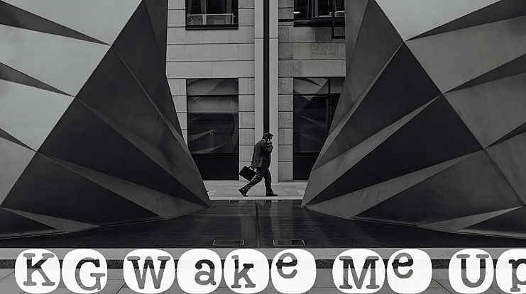 KG Wake Me Up Font