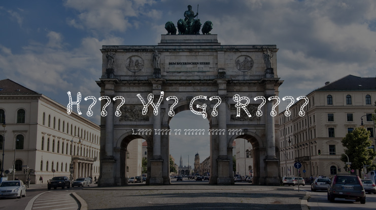 Here We Go Rodeo Font