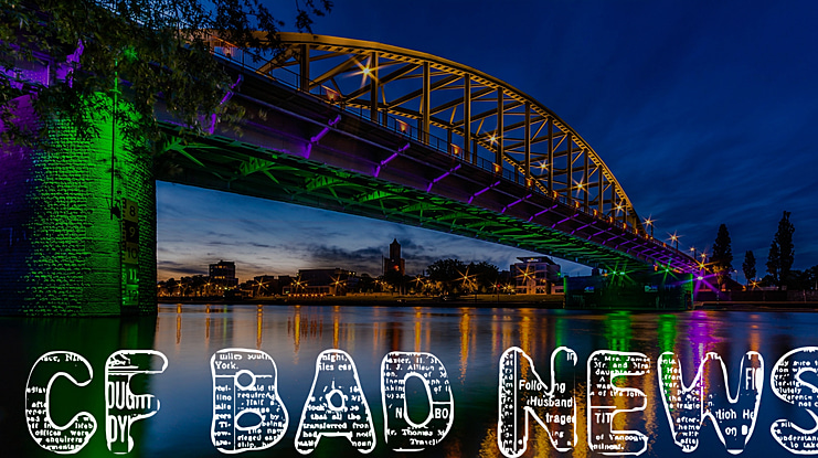 CF Bad News Font