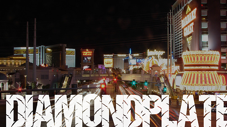 DiamondPlate Font