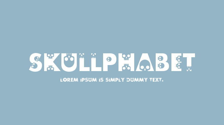 skullphabet Font