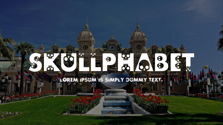 skullphabet Font