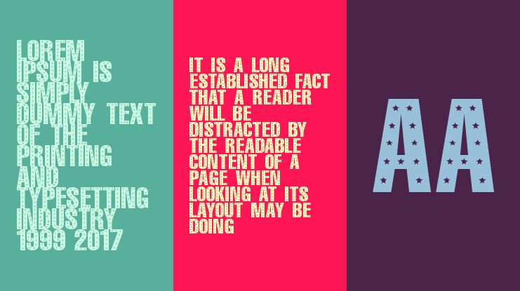 101! StaR StuDDeD Font