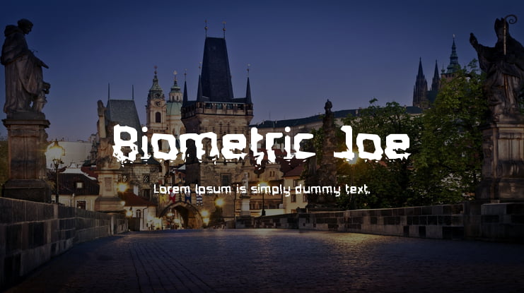 Biometric Joe Font