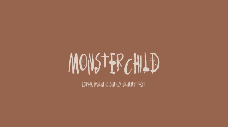 Monsterchild Font