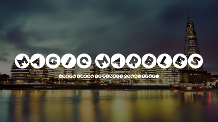 Magic Marbles Font Family