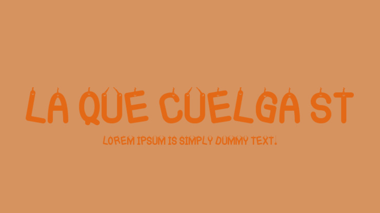 La Que Cuelga St Font