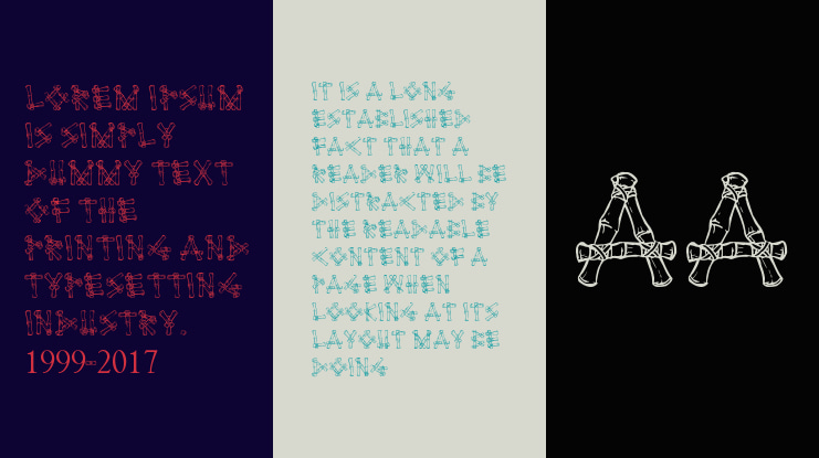 Bamboo de Saipan Font