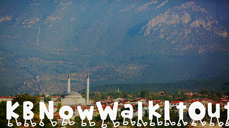 KBNowWalkItOut Font