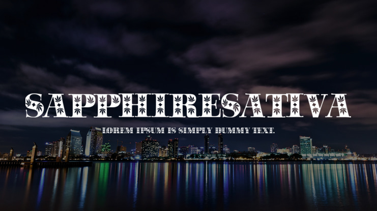 SapphireSativa Font