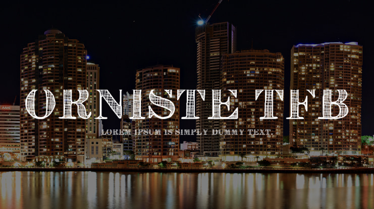 Orniste tfb Font