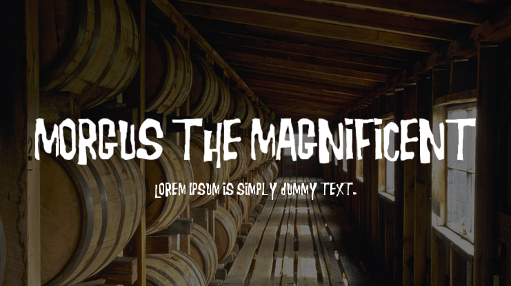 Morgus the Magnificent Font