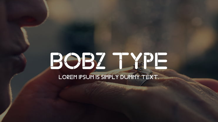 Bobz Type Font