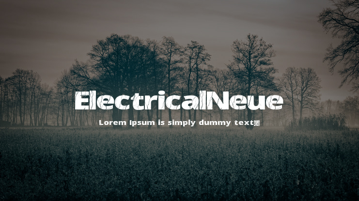 ElectricalNeue Font