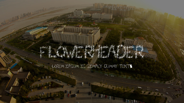 FlowerHeader Font
