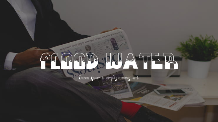 FLOOD WATER Font
