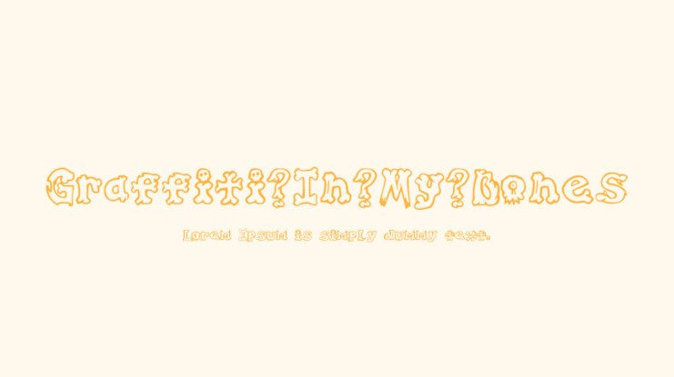Graffiti_In_My_Bones Font