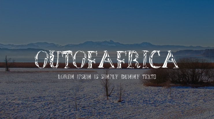 OutOfAfrica Font