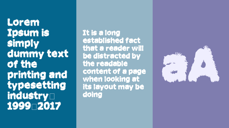 Hairy Monster Solid Font Family