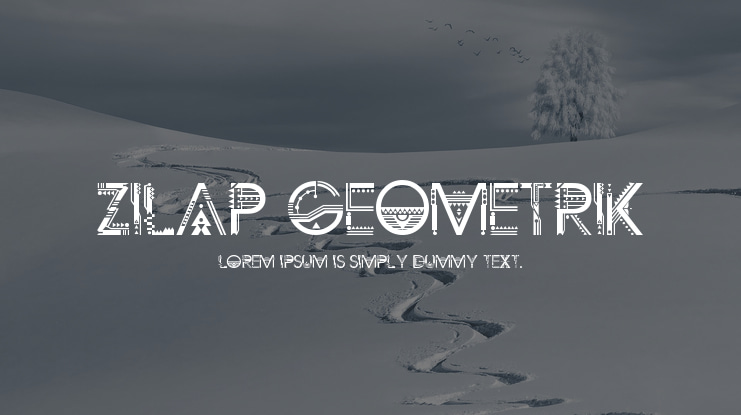 ZILAP GEOMETRIK Font