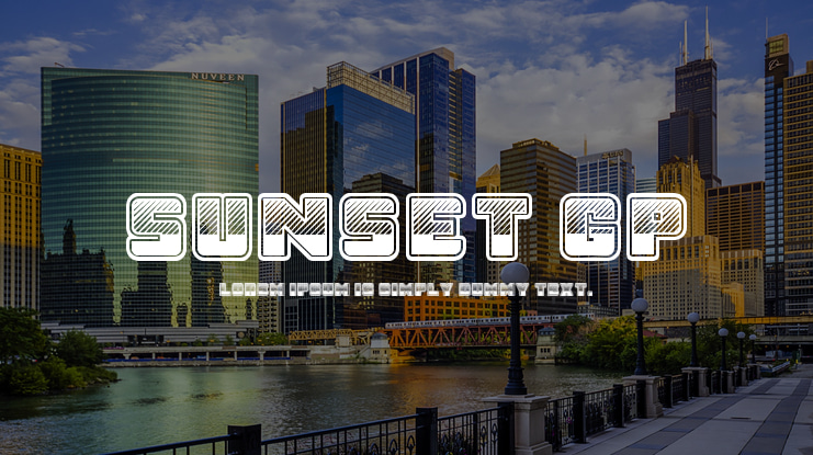 Sunset GP Font